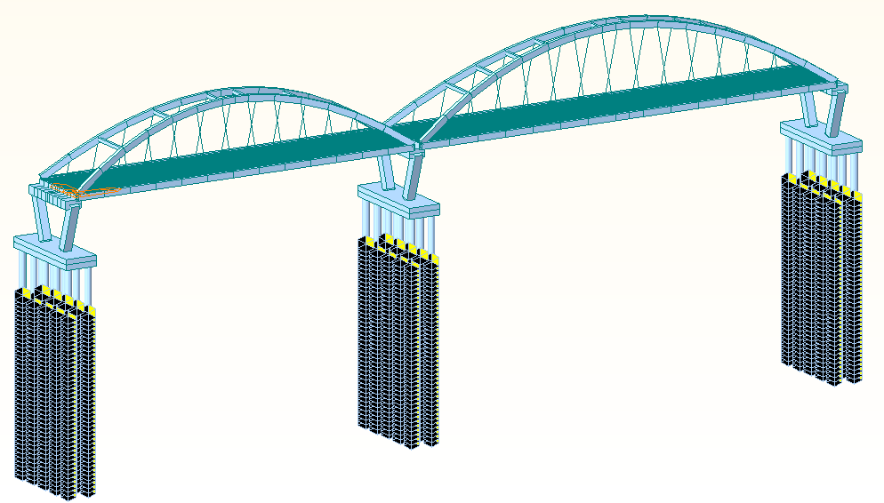 Nalua Baherchar Steel Tied Arch Bridge